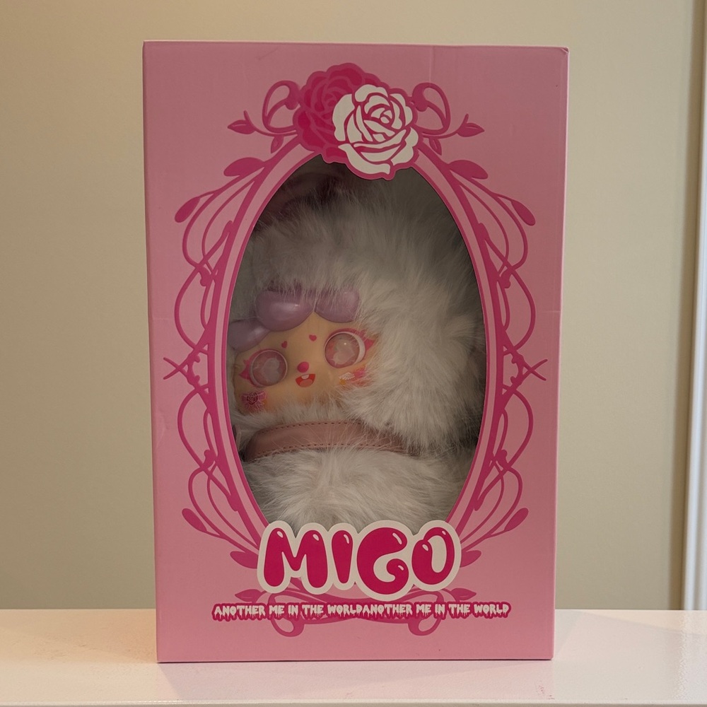 ⚡️New 400% MIGO ANOTHER ME IN THE WORLD White Bunny Limited Edition Plush Doll